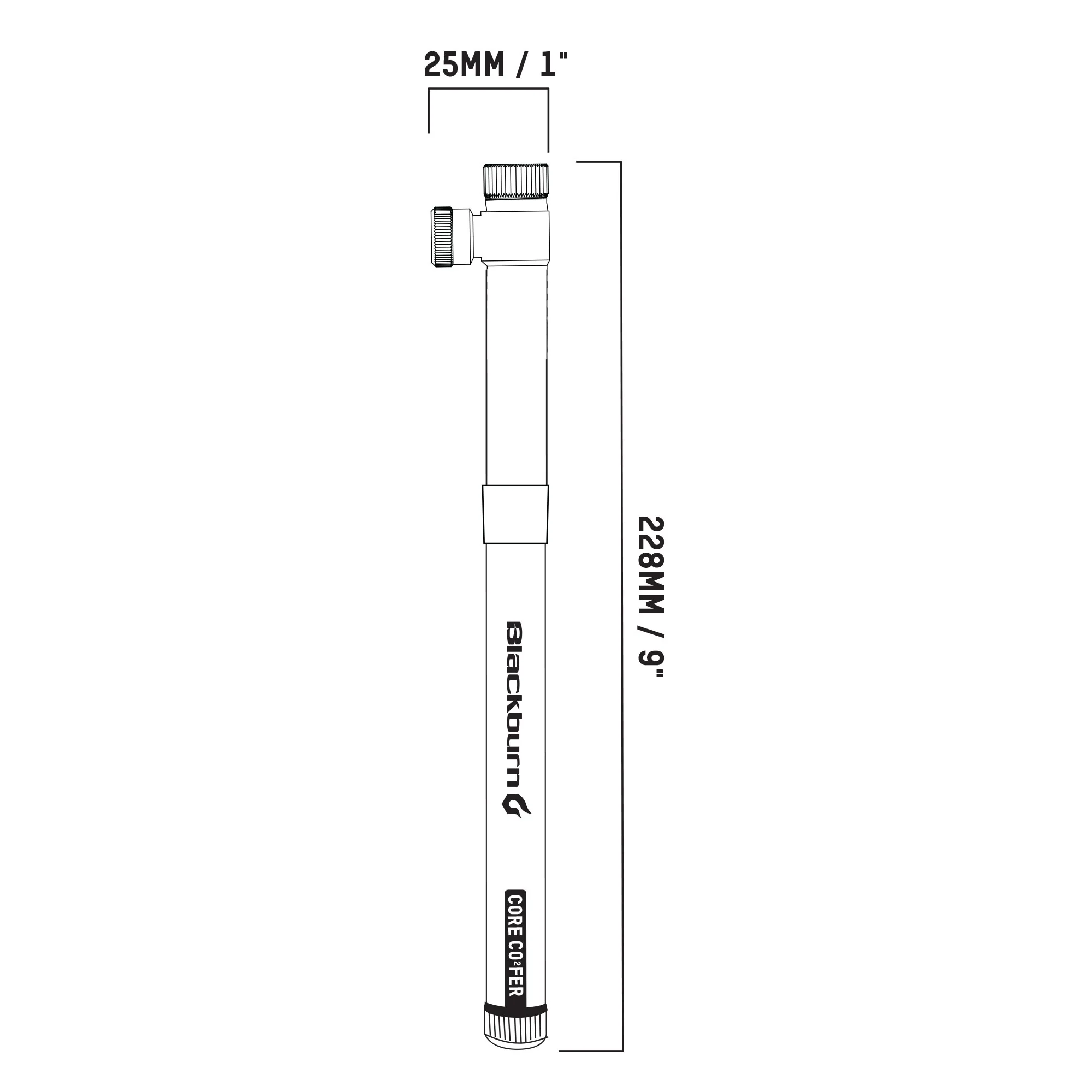Blackburn Core CO2'Fer Mini-Pump - Image 9
