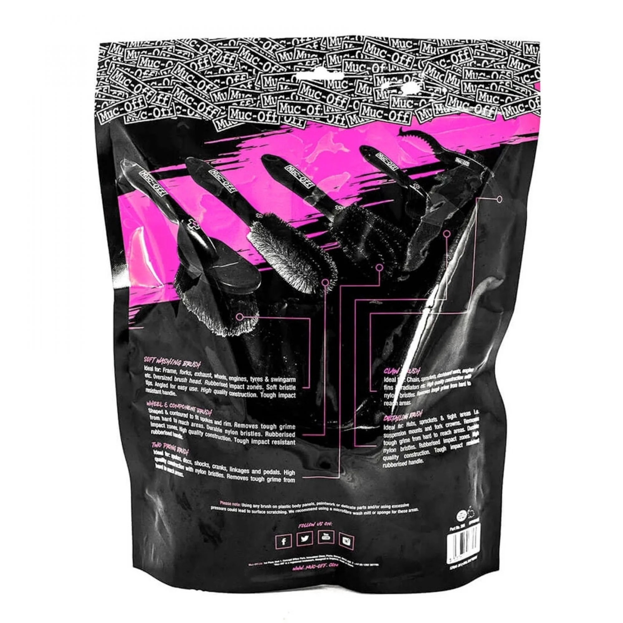 Muc-Off 5x Premium Brush Kit - Image 2