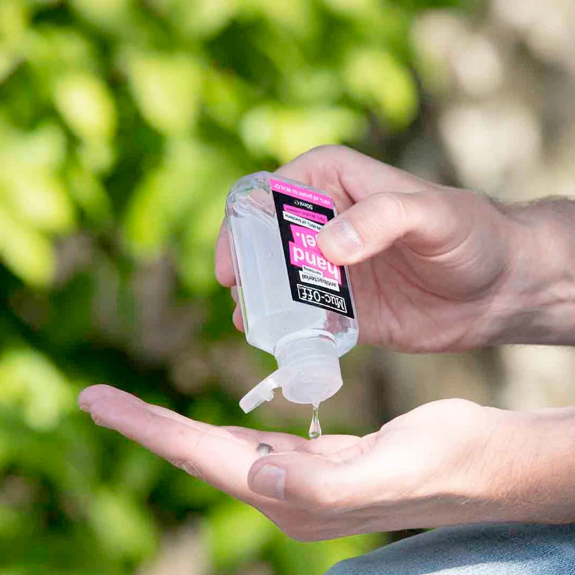 Muc-Off Antibacterial Sanitising Hand Gel 50ml - Image 3