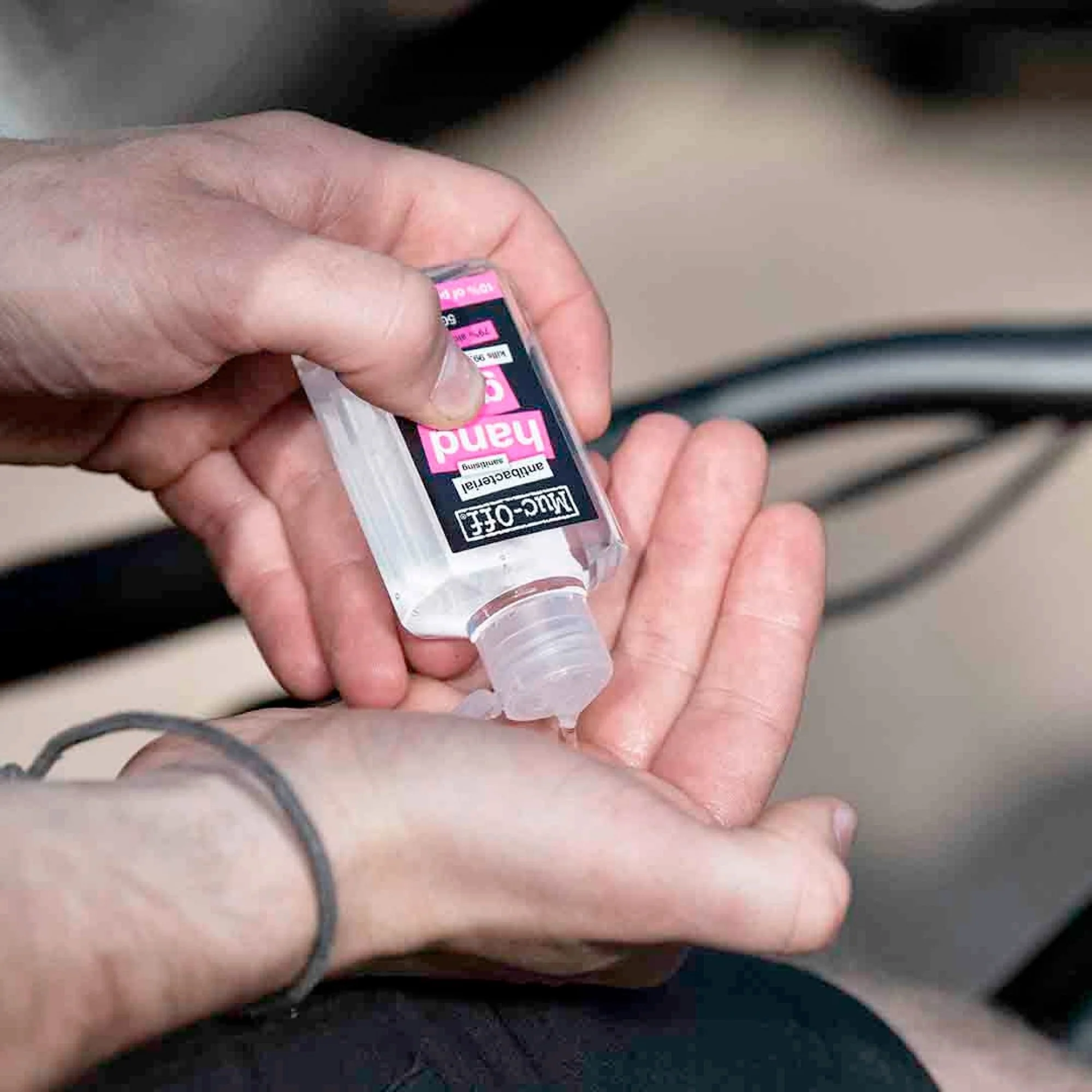 Muc-Off Antibacterial Sanitising Hand Gel 50ml - Image 4