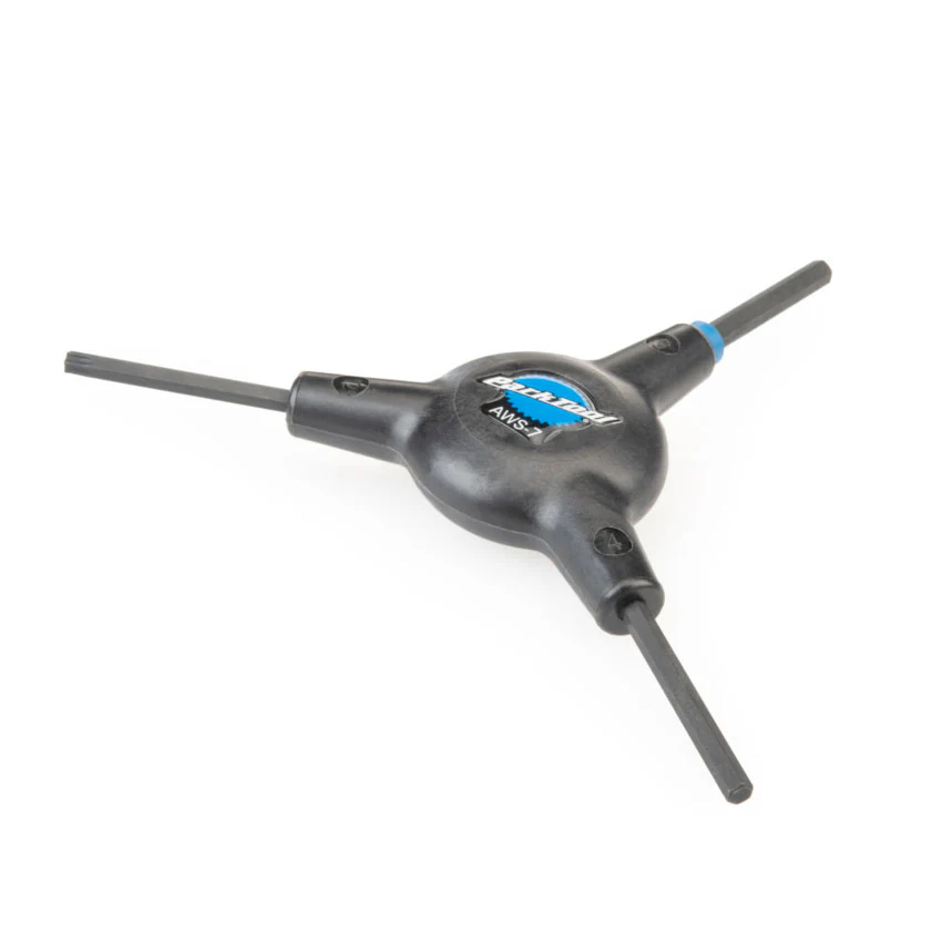 Park Tool 3-Way Hex and Torx Wrench 4mm/5mm/T25 (AWS-7) - Image 2
