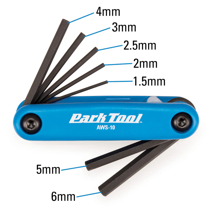 Park Tool Fold Up Hex Wrench Set (AWS-10) - Image 3