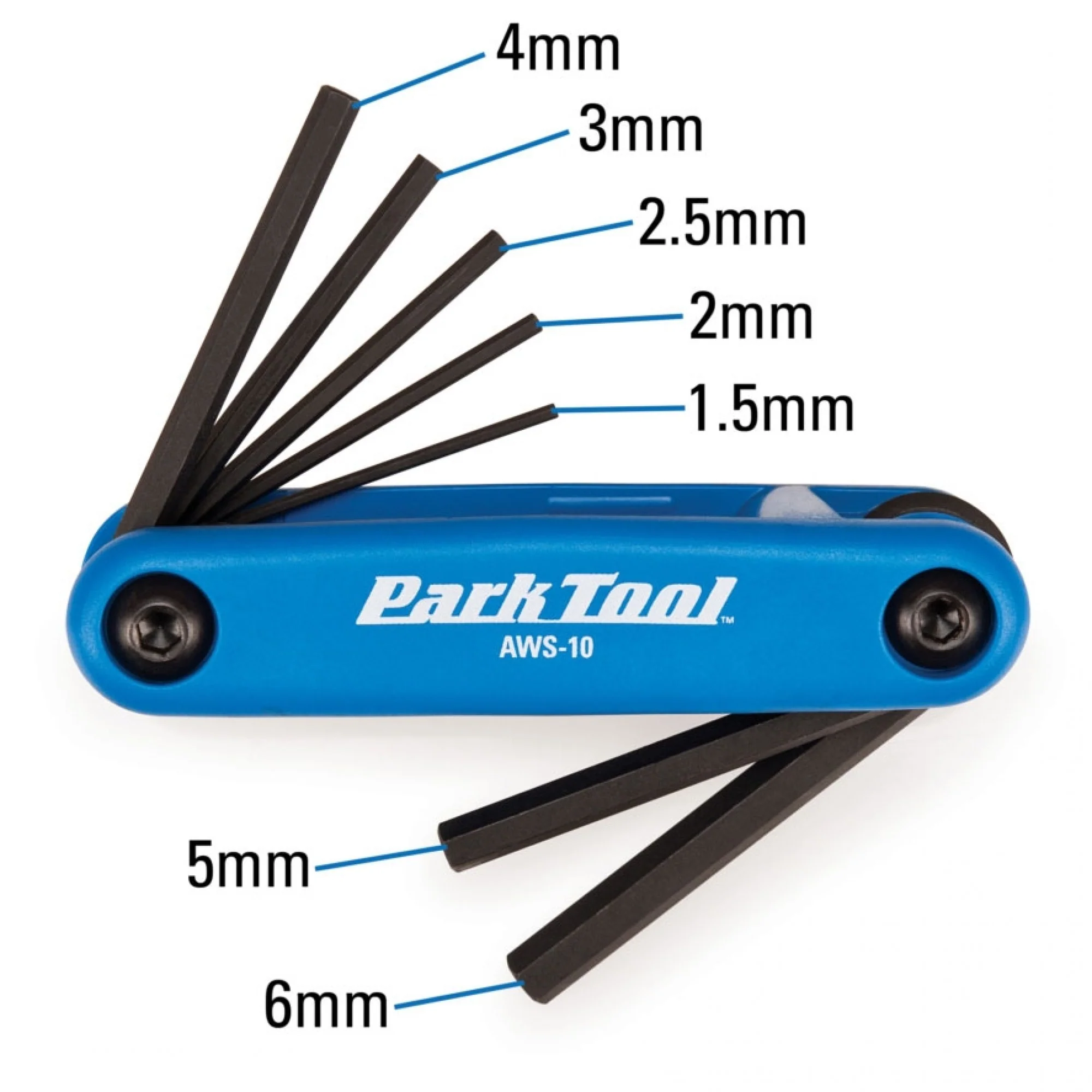 Park Tool Fold-Up Wrench Set (FWS-2) - Image 2