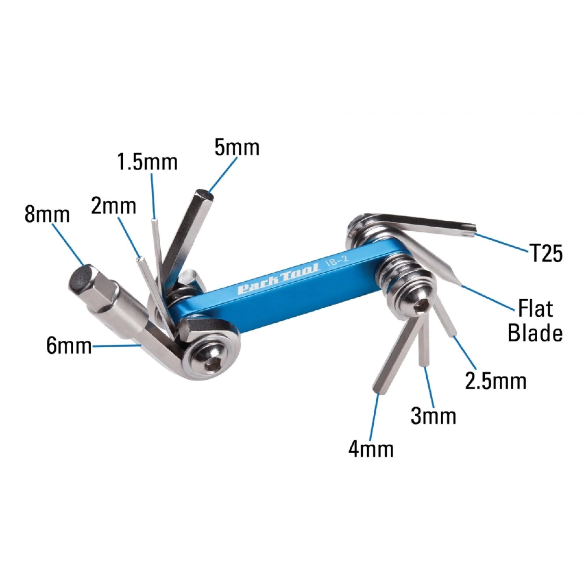 Park Tool I-Beam Mini Fold Up w/ Hex/Torx/Screw (IB-2) - Image 3